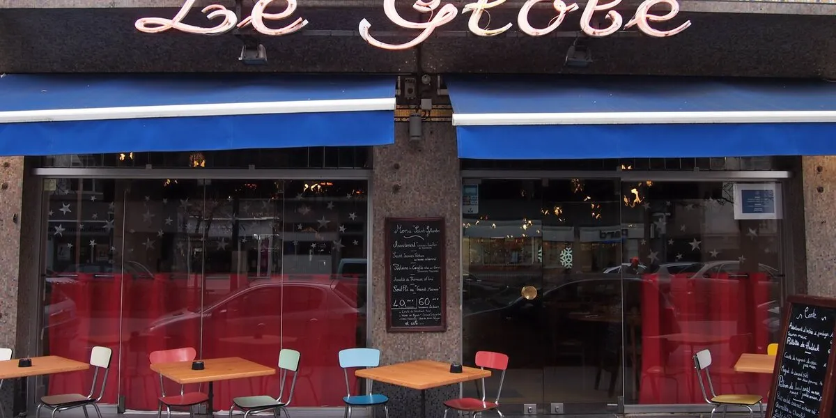Devanture du restaurant Le Globe, boulevard de la Liberté à Rennes